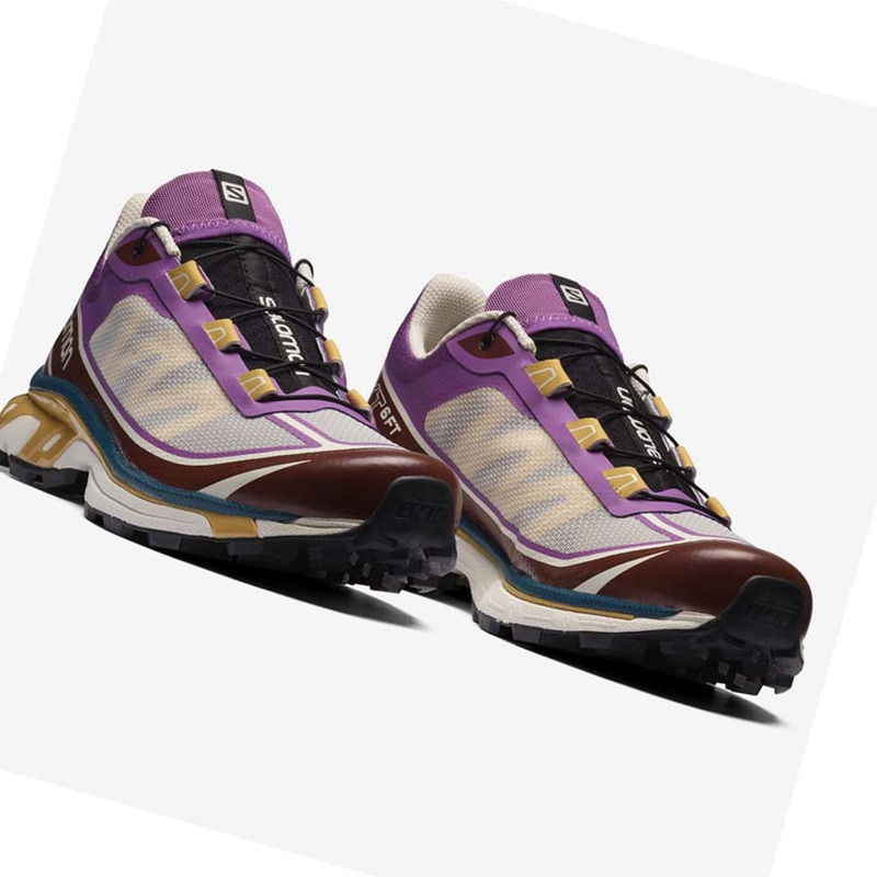 Purple / Chocolate  Salomon XT-6 FT Women's Sneakers | EIMSQJH-92