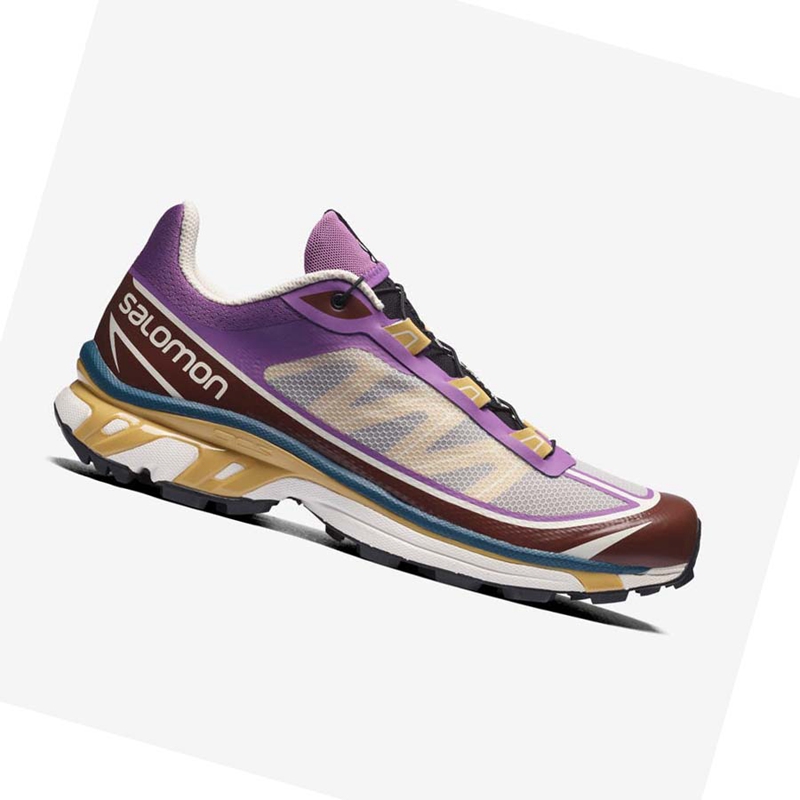 Purple / Chocolate  Salomon XT-6 FT Women\'s Sneakers | EIMSQJH-92