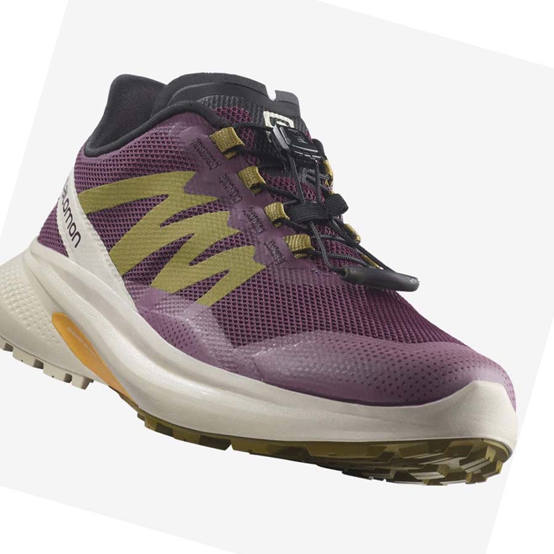 Purple Salomon HYPULSE Trail Women's Trail Running Shoes | QWTSVON-81