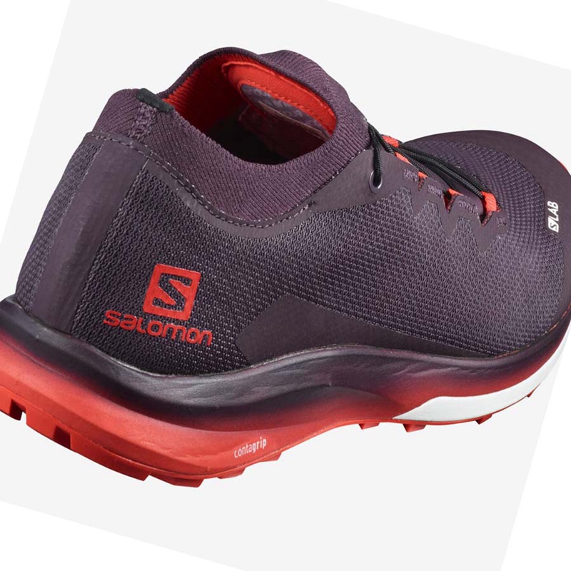 Purple Salomon S/LAB ULTRA 3 Men's Trail Running Shoes | GSBIKXE-49