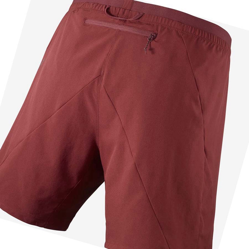 Red Salomon CROSS 7'' Men's Shorts | BQXZLTJ-79