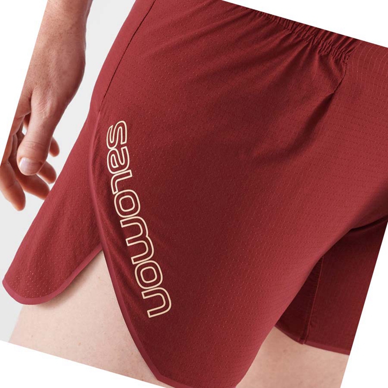 Red Salomon SENSE AERO 5'' Women's Shorts | BPNCVOF-72