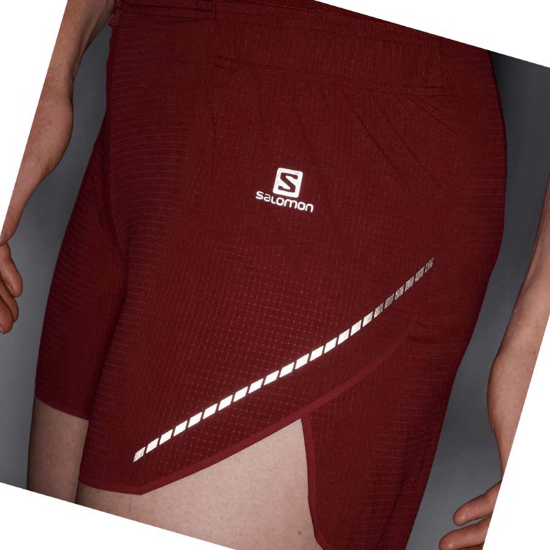 Red Salomon SENSE AERO 5'' Women's Shorts | BPNCVOF-72