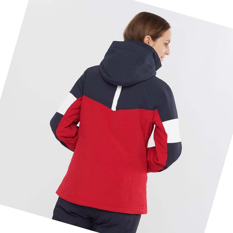 Red Salomon SPEED INSULATED Women's Jackets | BGKFHTM-06