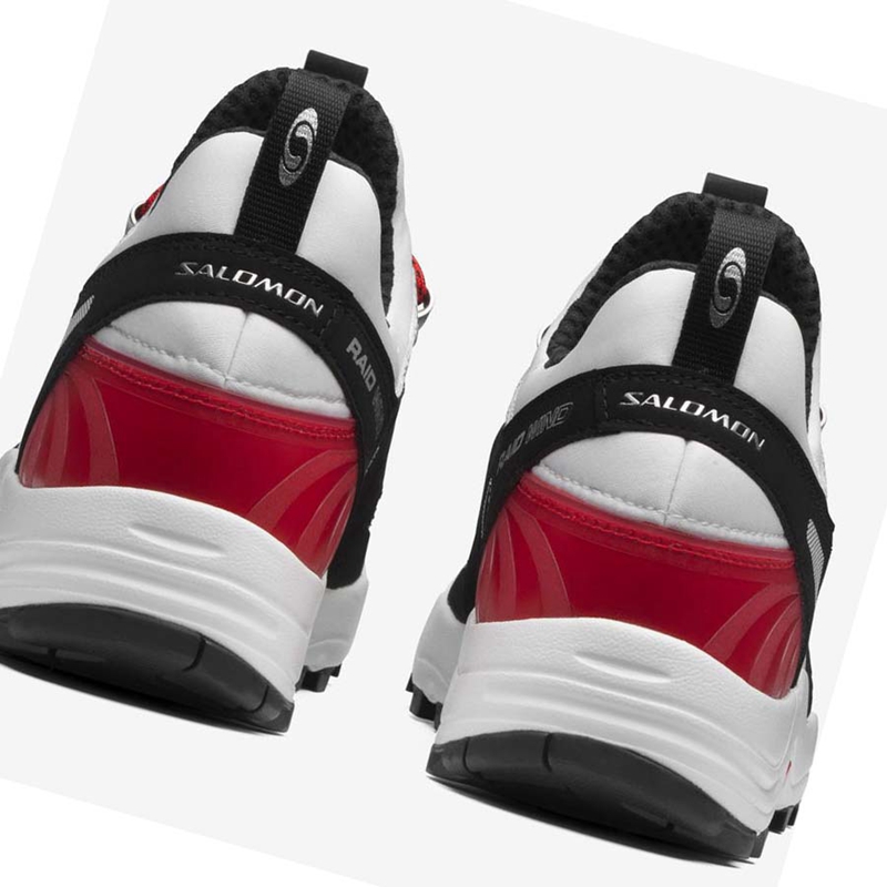 White / Black Salomon RAID WIND Women's Sneakers | IHSVZGL-79