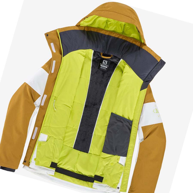 White Salomon SPEED INSULATED Women's Jackets | HXGSNIC-48