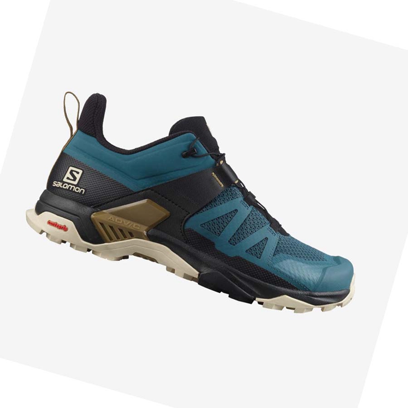 Aqua Salomon X ULTRA 4 Men's Hiking Shoes | QYWNAHP-41