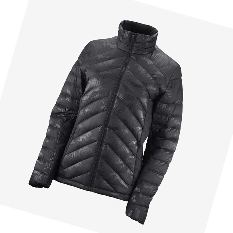 Black / Black Salomon ESSENTIAL XWARM DOWN INSULATED Women's Jackets | HOYZFKC-61