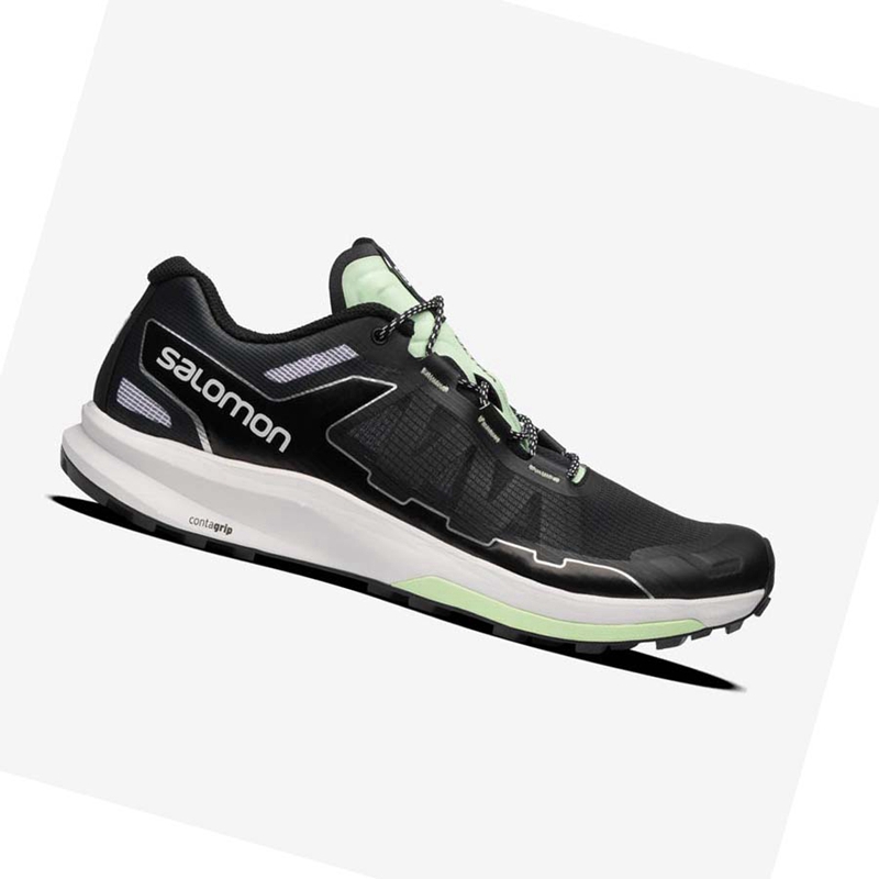 Black / Mint Salomon ULTRA RAID Men's Sneakers | DCJTKXV-36