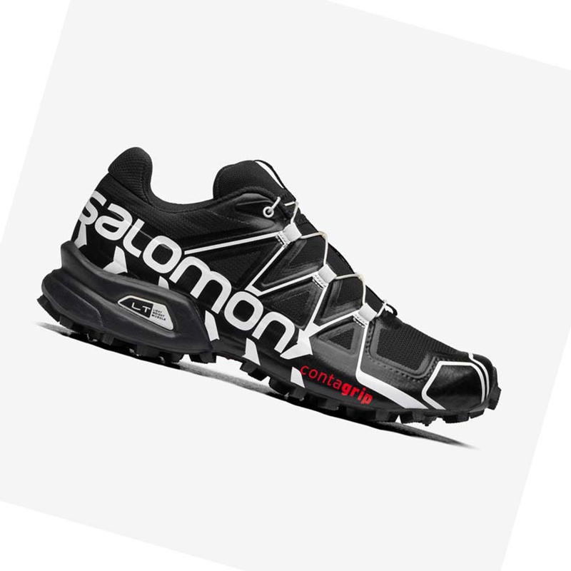 Black Salomon SPEEDCROSS OFFROAD Men's Sneakers | SJUACKY-80