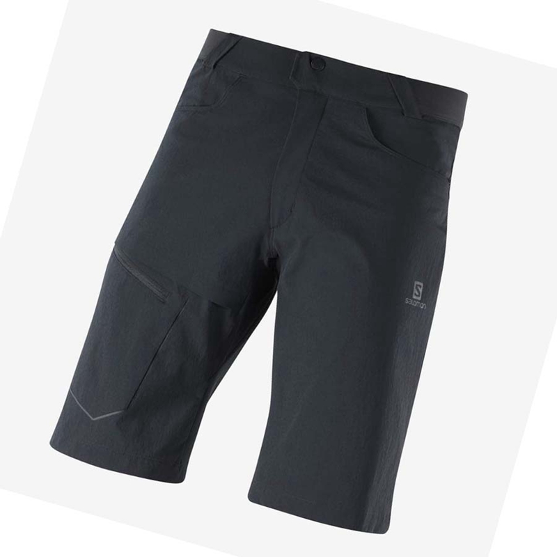 Black Salomon WAYFARER Men's Shorts | KYAZRVN-63