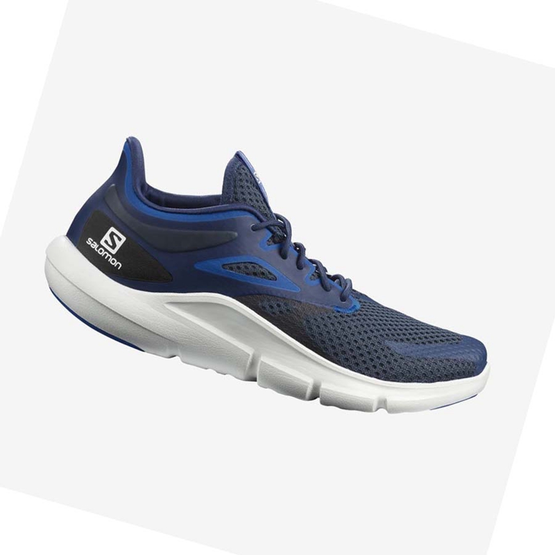 Blue / White Salomon PREDICT MOD Men's Running Shoes | RVBPYSK-30