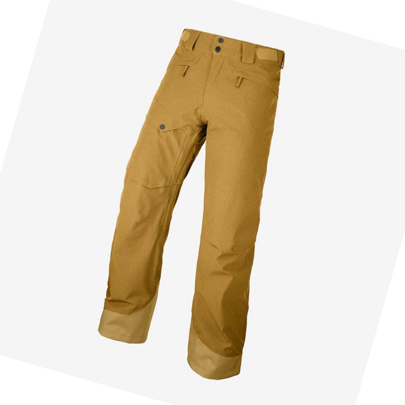 Brown Salomon UNTRACKED Men's Ski Pants | CNTHADW-23