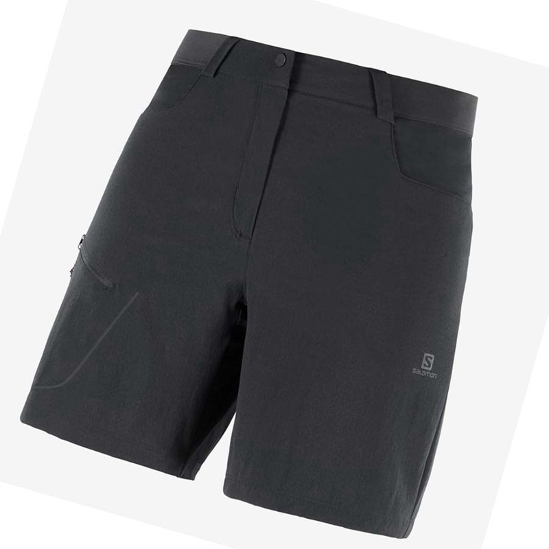 Grey Salomon WAYFARER Women's Shorts | NJQAKYM-10