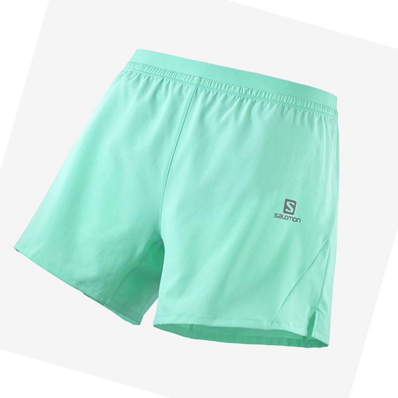 Mint Salomon CROSS 5'' Men's Shorts | LSDVJQR-39