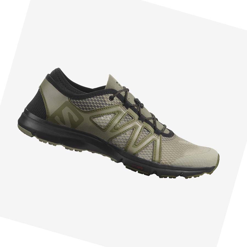 Olive Salomon CROSSAMPHIBIAN SWIFT 2 Men's Water Shoes | CZEXAIK-48