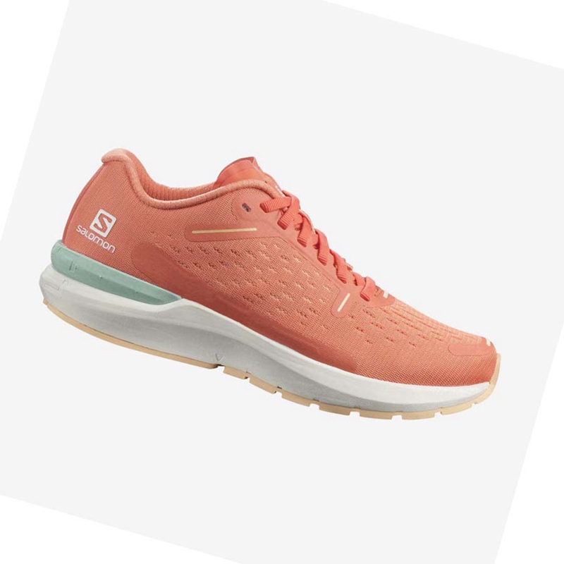 Orange Salomon SONIC 4 Women's Running Shoes | TRPSDQE-75