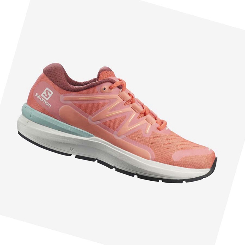 Pink Salomon SONIC 4 Women's Running Shoes | SENLQXO-10