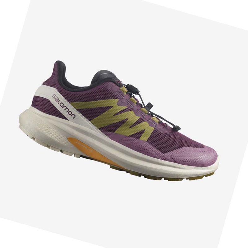 Purple Salomon HYPULSE Trail Women's Trail Running Shoes | QWTSVON-81