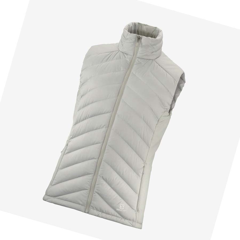 Silver Salomon ESSENTIAL XWARM DOWN INSULATED Women's Jackets | TCQWBOK-05