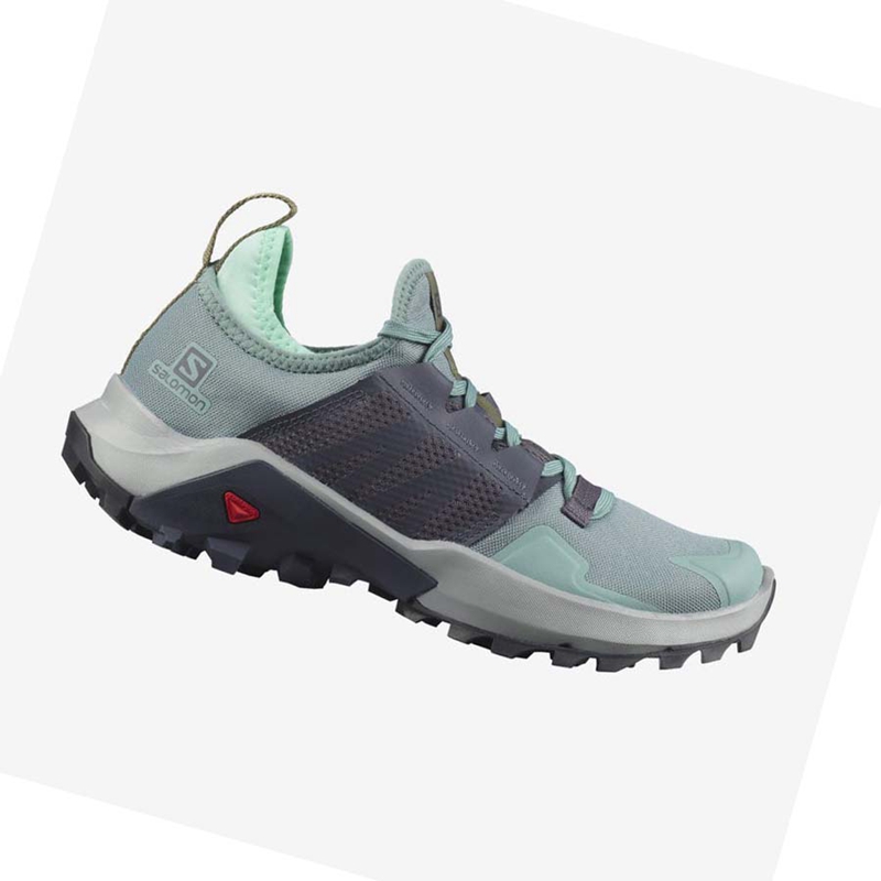 Turquoise Salomon MADCROSS Women's Trail Running Shoes | CZPGAXH-14